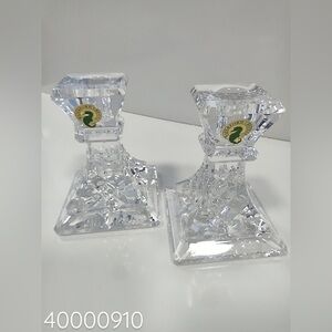 Waterford Giftology Lismore Candlestick Pair, 4", NEW